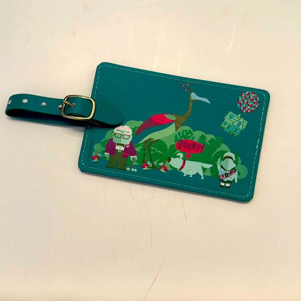 🔥5 for $10 🔥 Up Pixar Luggage tag features buckle fastening and business card